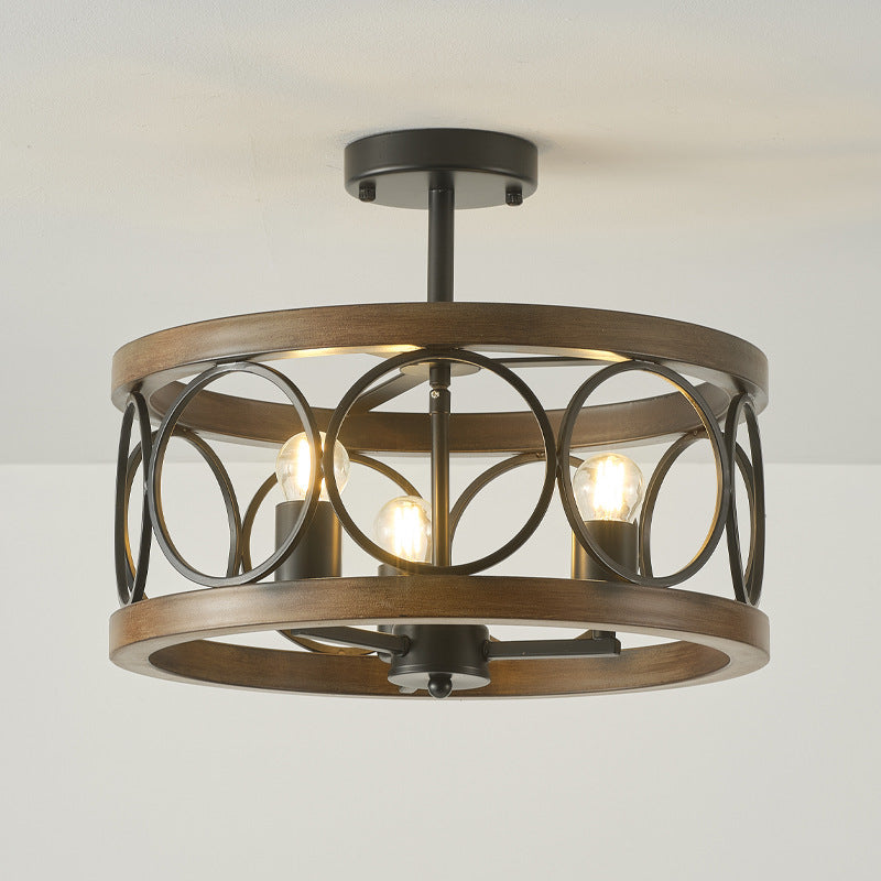 Arthaen Vintage Industrial Metal Ceiling Light - Lamp Copper