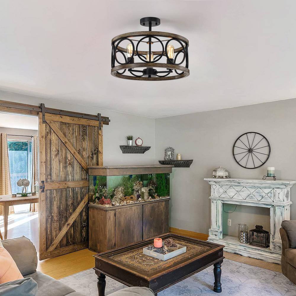 Arthaen Vintage Industrial Metal Ceiling Light - Lamp Copper
