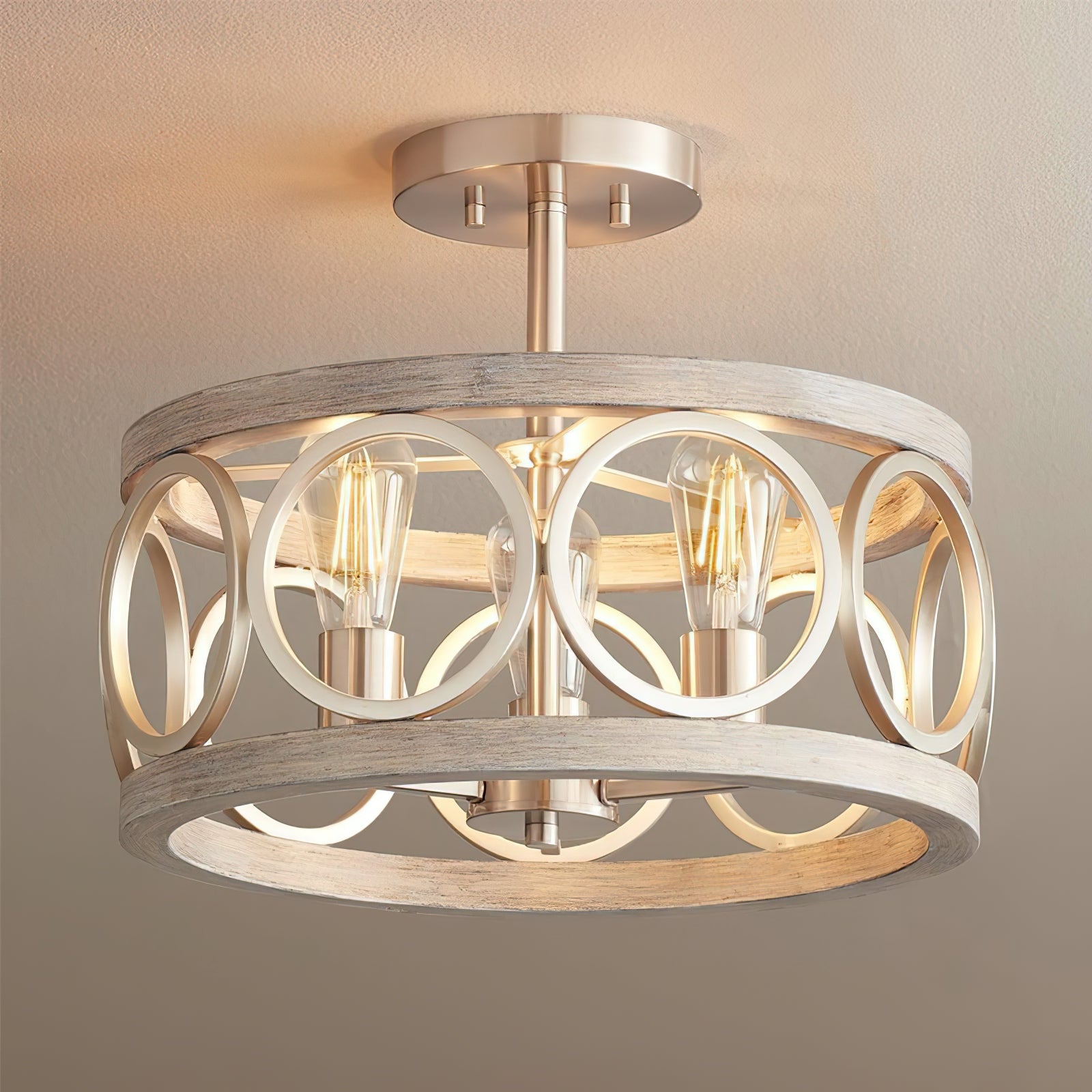 Arthaen Vintage Industrial Metal Ceiling Light - Lamp Copper