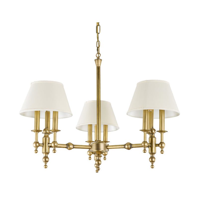 Comarion Vintage Traditional Metal Chandelier - Lamp Copper