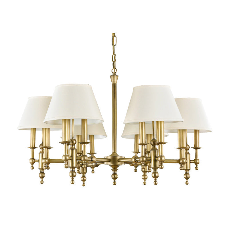 Comarion Vintage Traditional Metal Chandelier - Lamp Copper