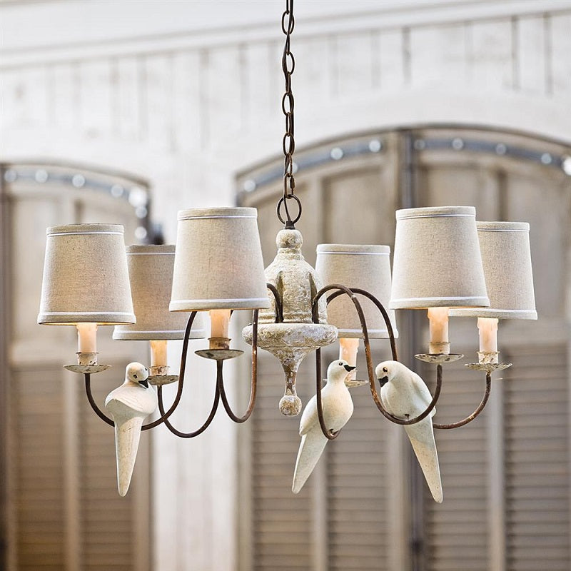 Avcarora Postmodern Luxury Fabric Metal Chandelier - Lamp Copper