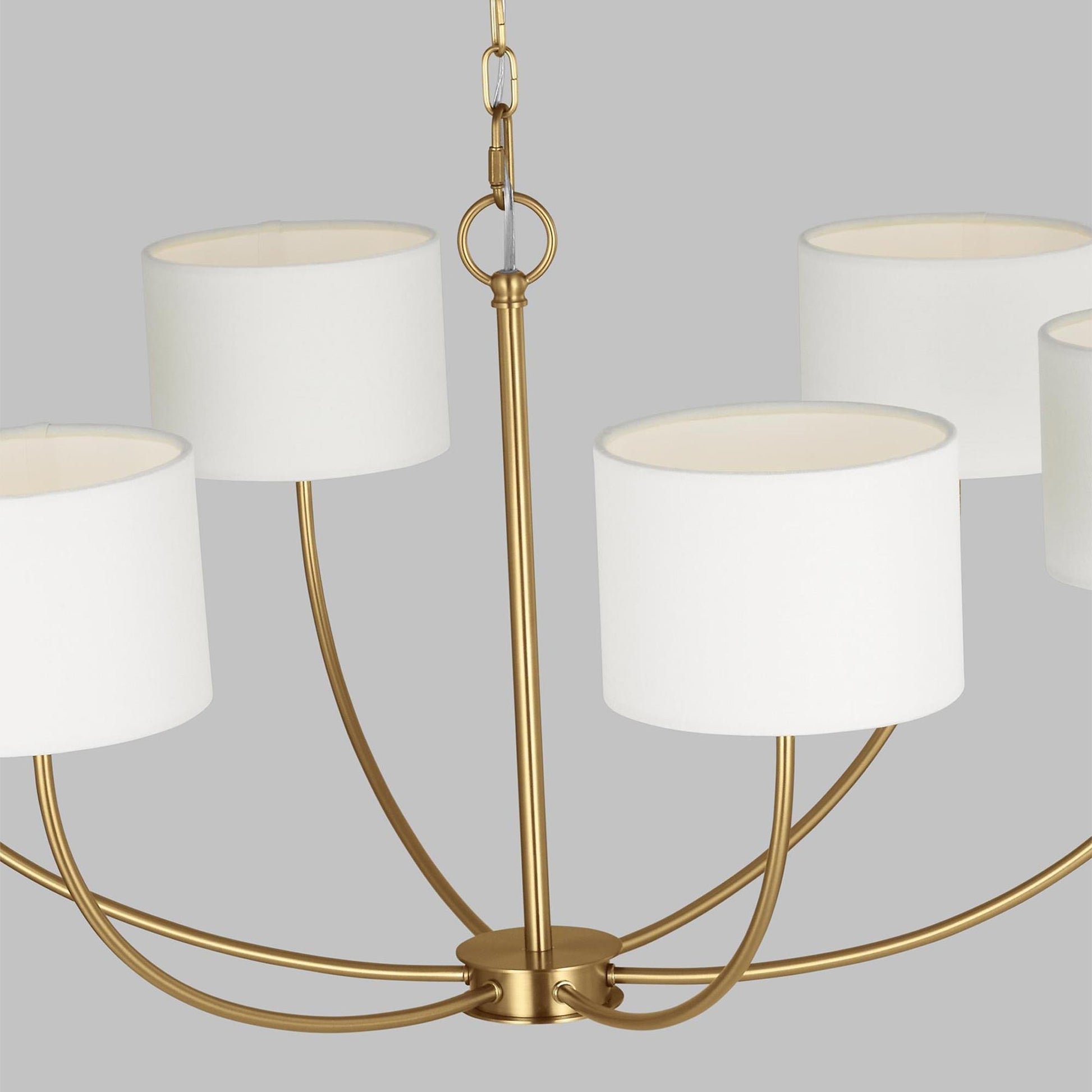 Mycaren Vintage Industrial Brass Fabric Chandelier - Lamp Copper