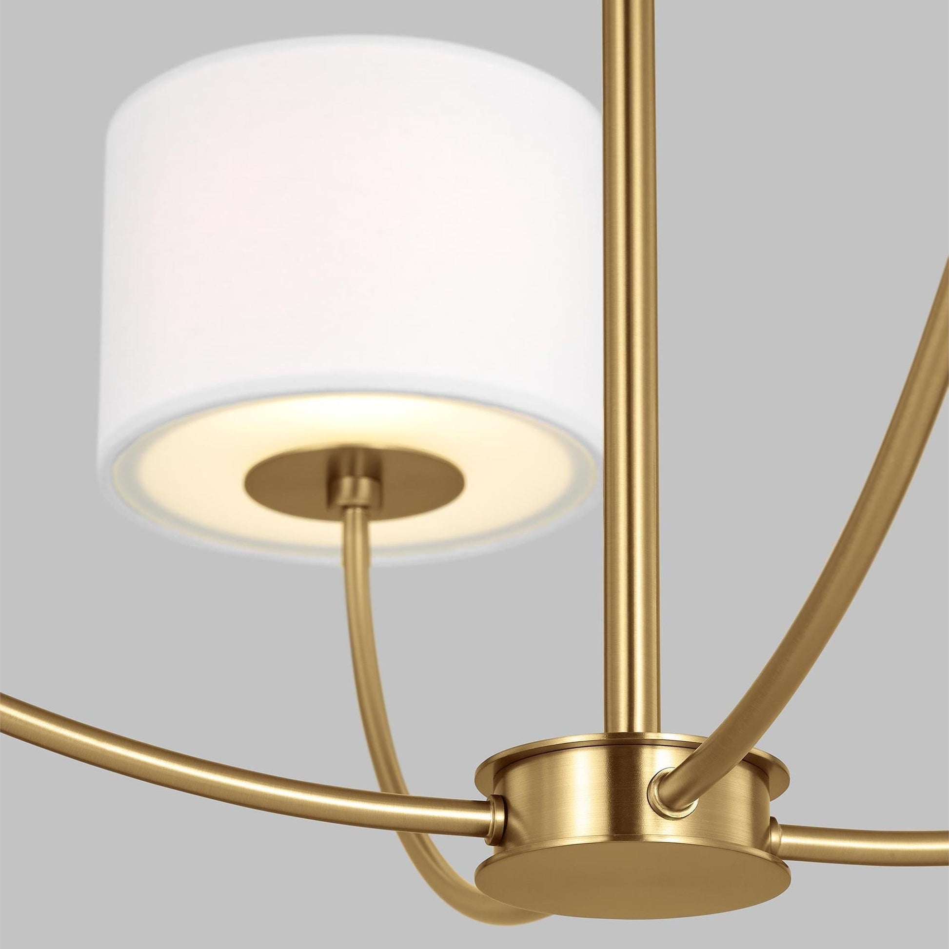 Mycaren Vintage Industrial Brass Fabric Chandelier - Lamp Copper