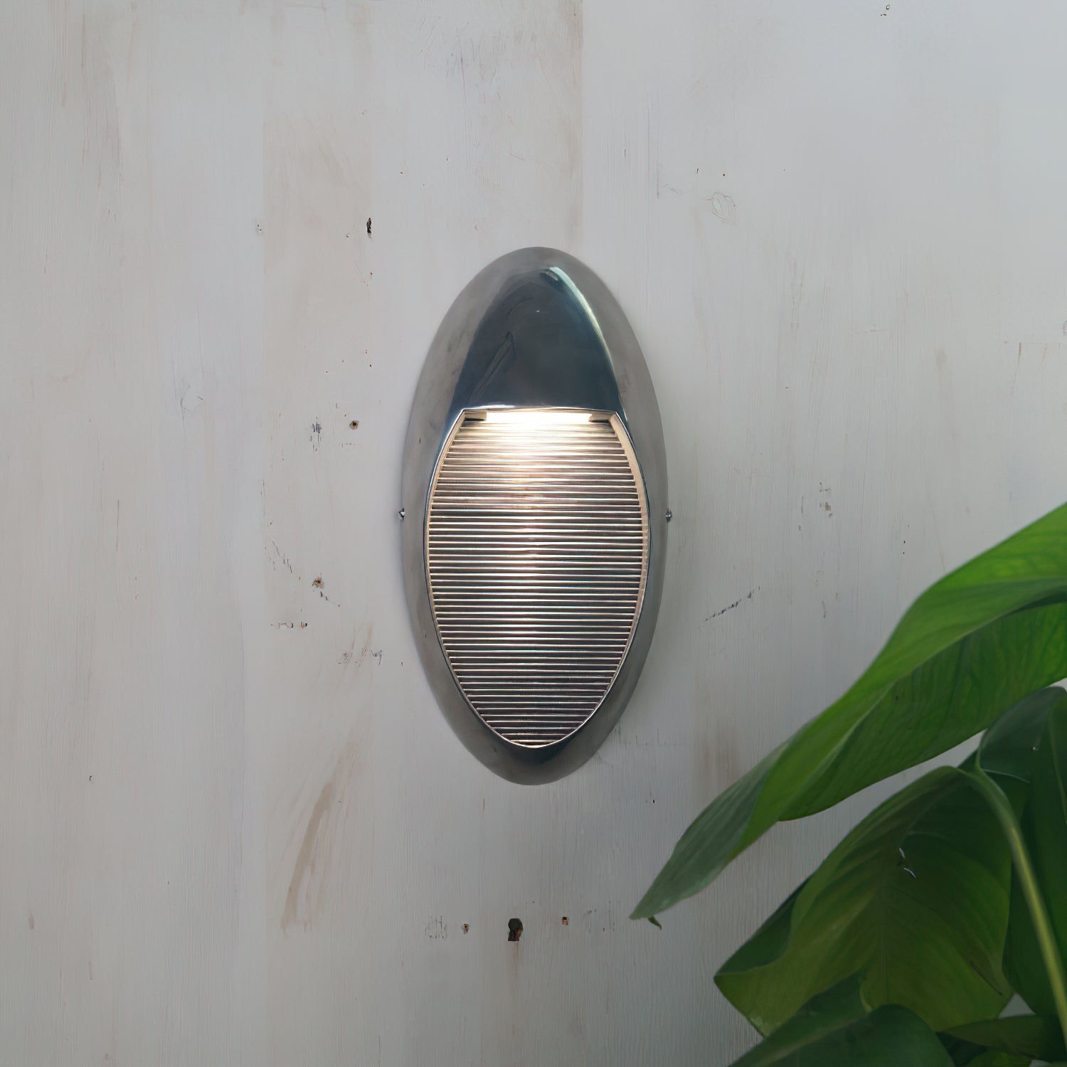 Avrinor Vintage Outdoor Metal Glass Wall Lamp - Lamp Copper