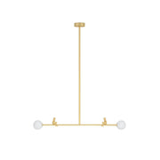 Zaveniel Modern Minimalist Brass Glass Pendant Lamp - Lamp Copper
