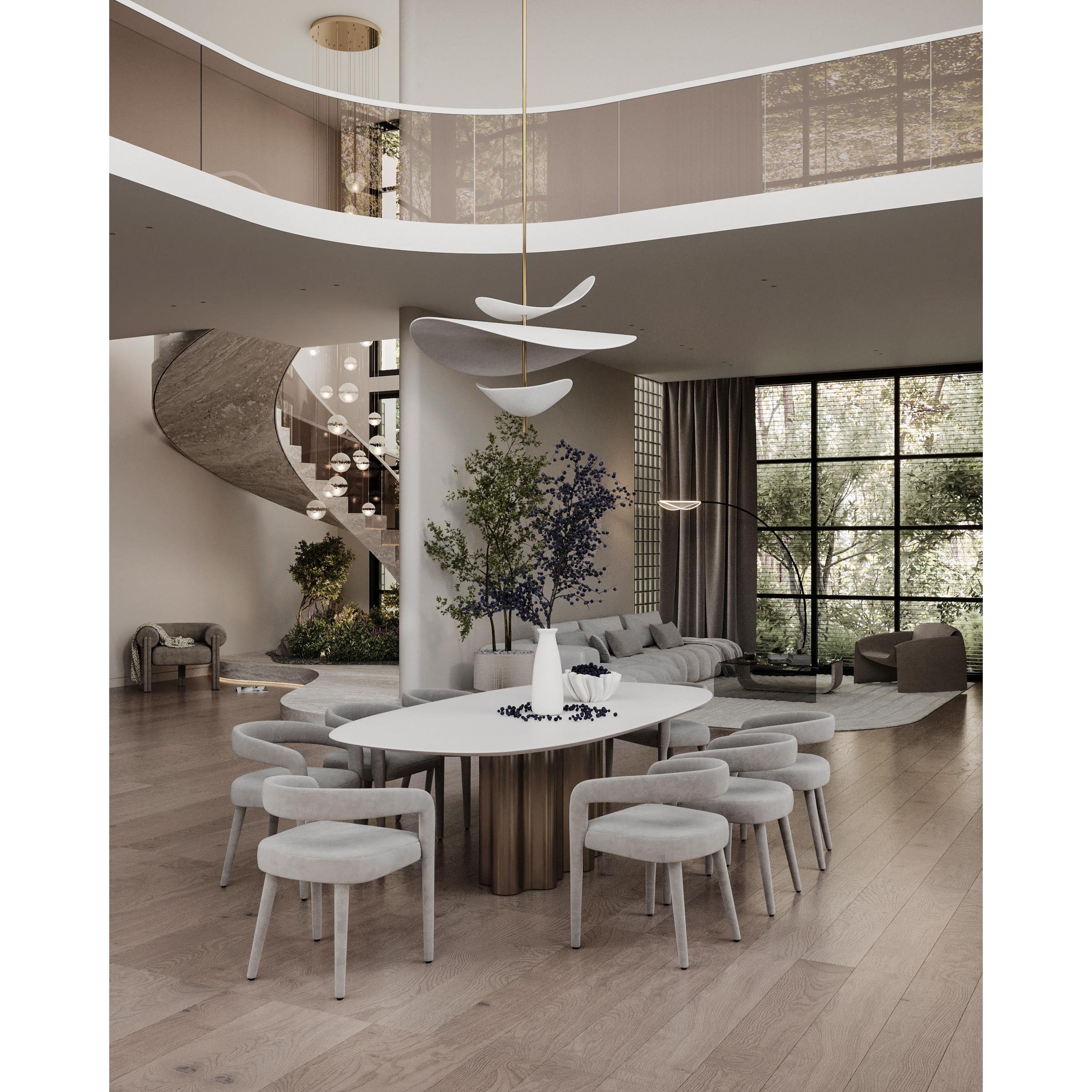 Unorara Premium Nordic Floating Metal Pendant Lamp - Lamp Copper