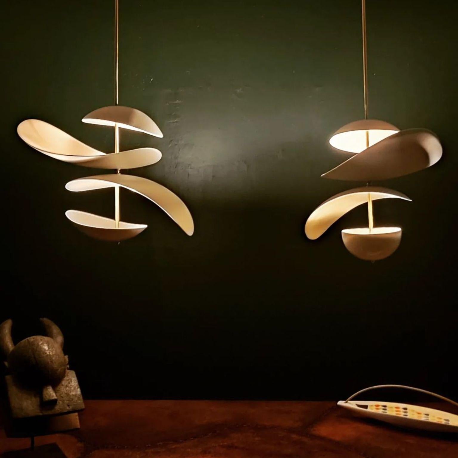 Unorara Premium Nordic Floating Metal Pendant Lamp - Lamp Copper