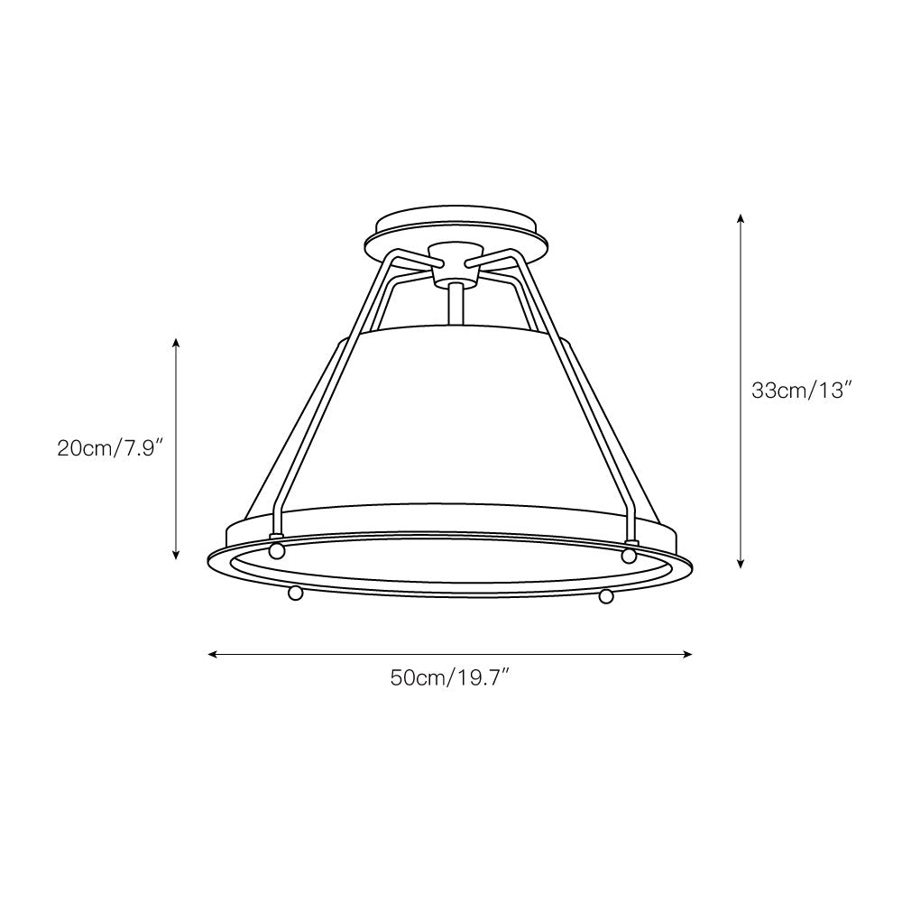 Ardennes Flush Mount Ceiling Light