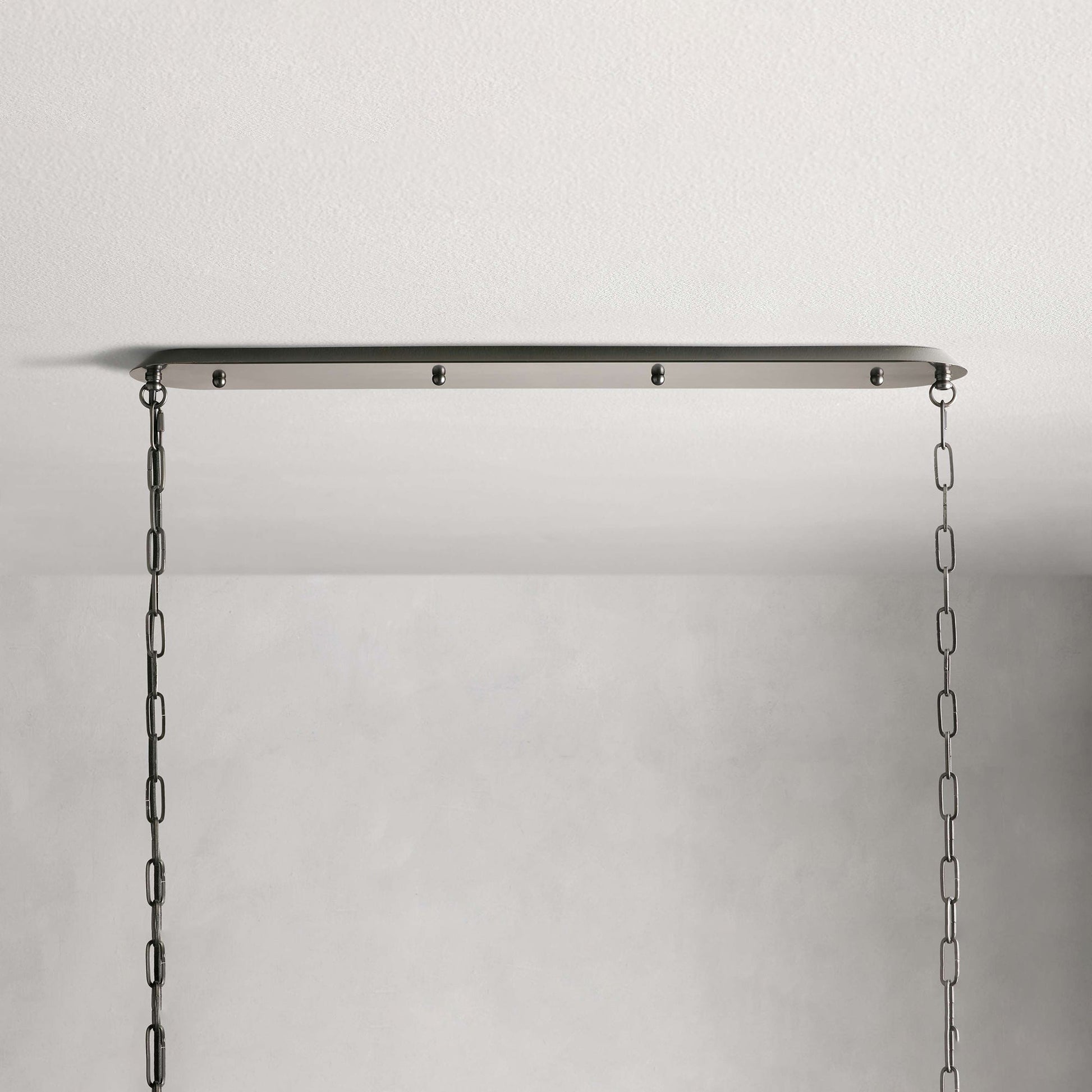 Lysilara Vintage Industrial Linear Fabric Chandelier - Lamp Copper