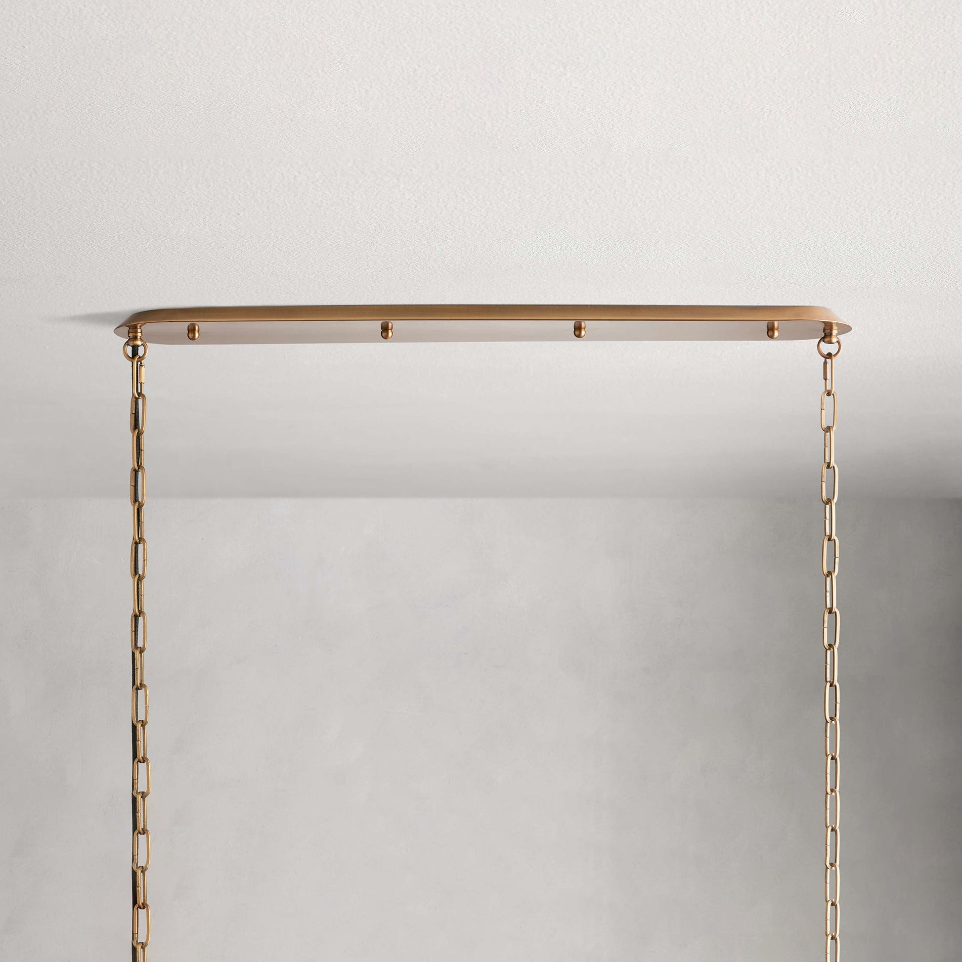 Lysilara Vintage Industrial Linear Fabric Chandelier - Lamp Copper