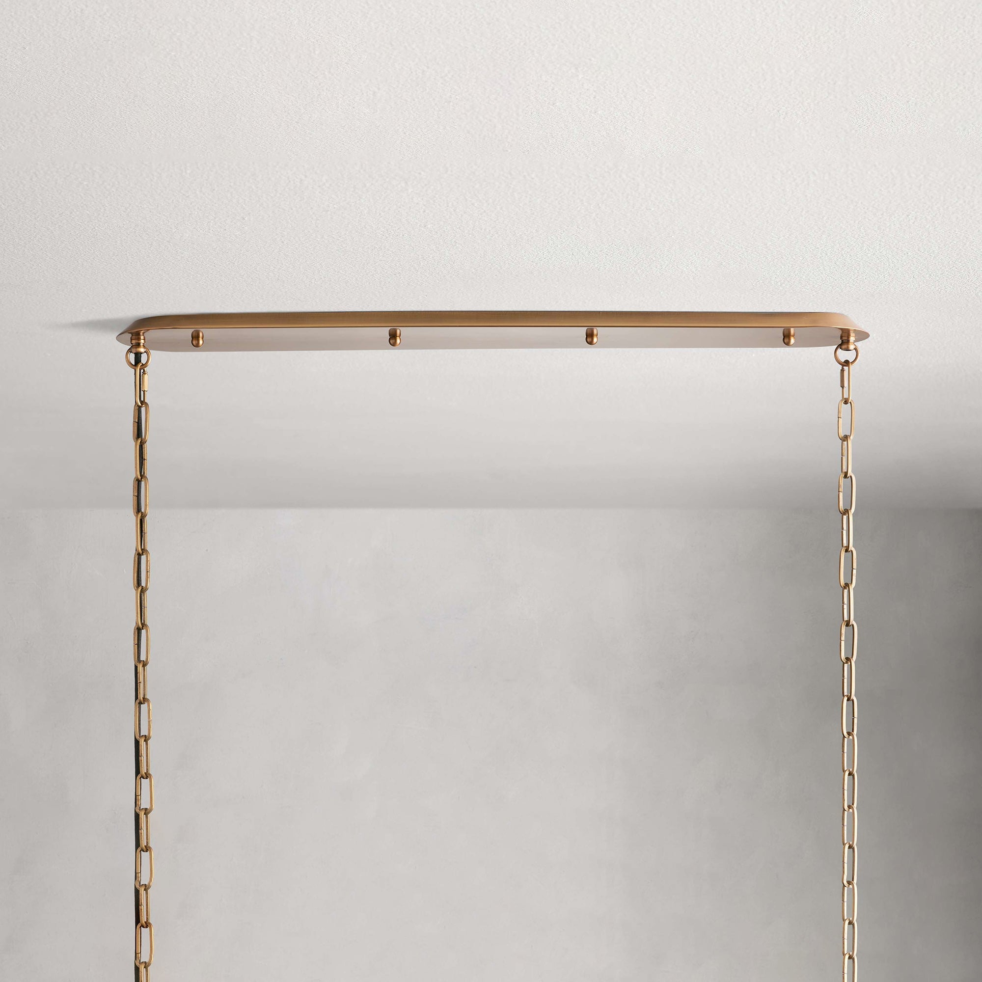 Lysilara Vintage Industrial Linear Fabric Chandelier - Lamp Copper