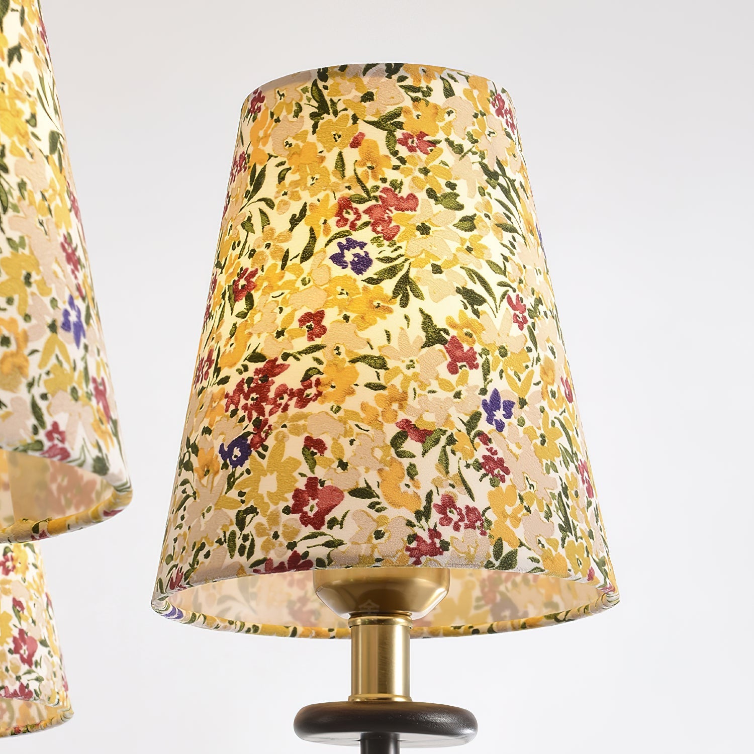 Aurmaren Vintage Industrial Fabric Chandelier - Lamp Copper