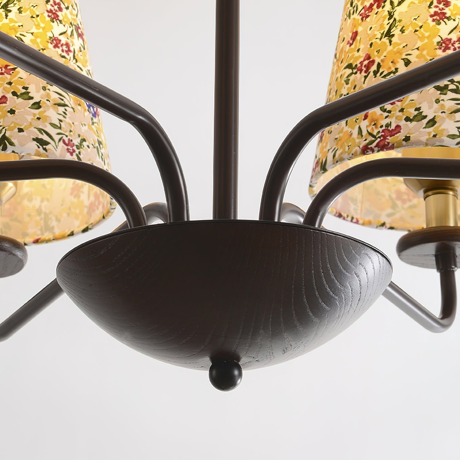 Aurmaren Vintage Industrial Fabric Chandelier - Lamp Copper