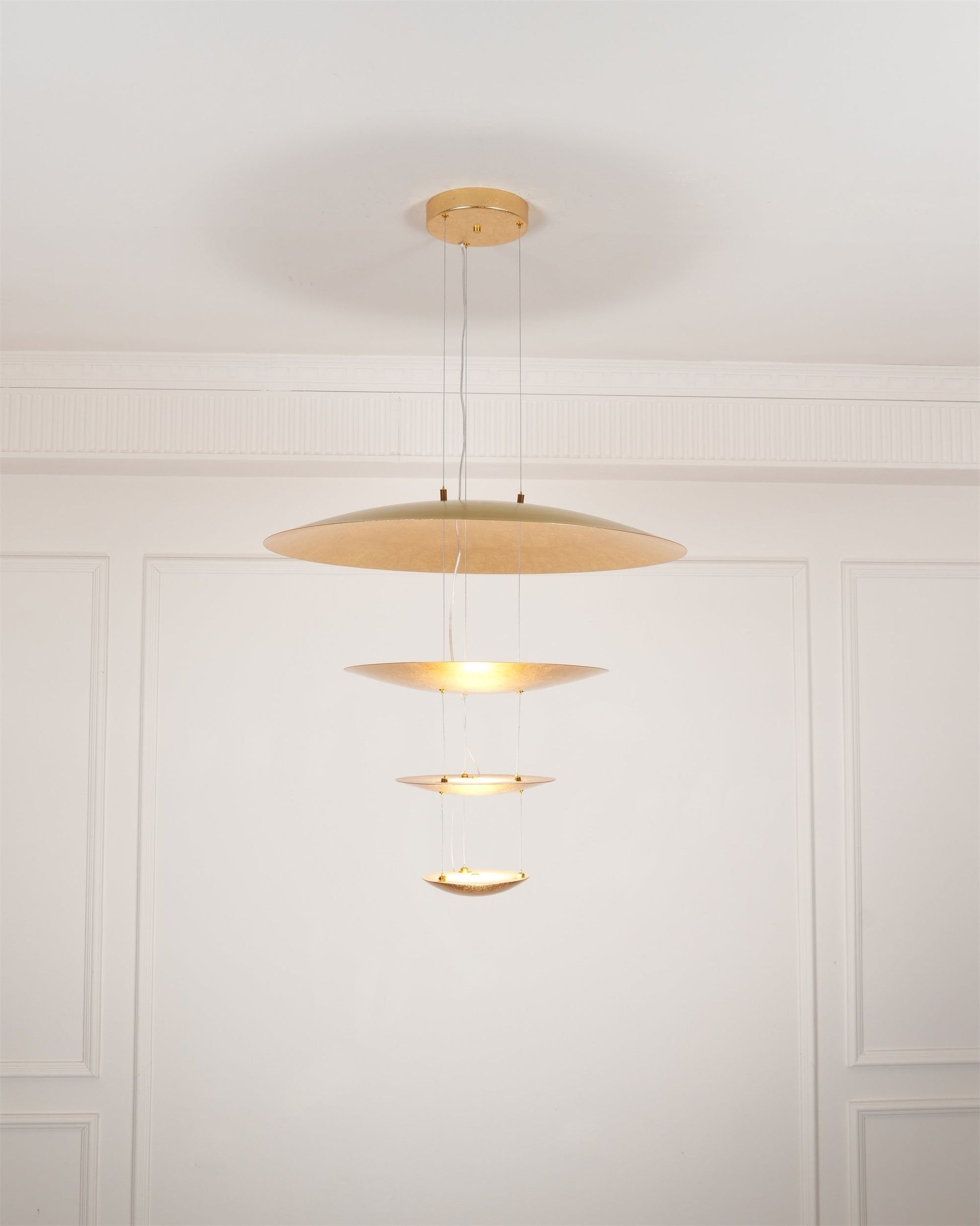 Erliris Postmodern Luxury Metal Chandelier - Lamp Copper
