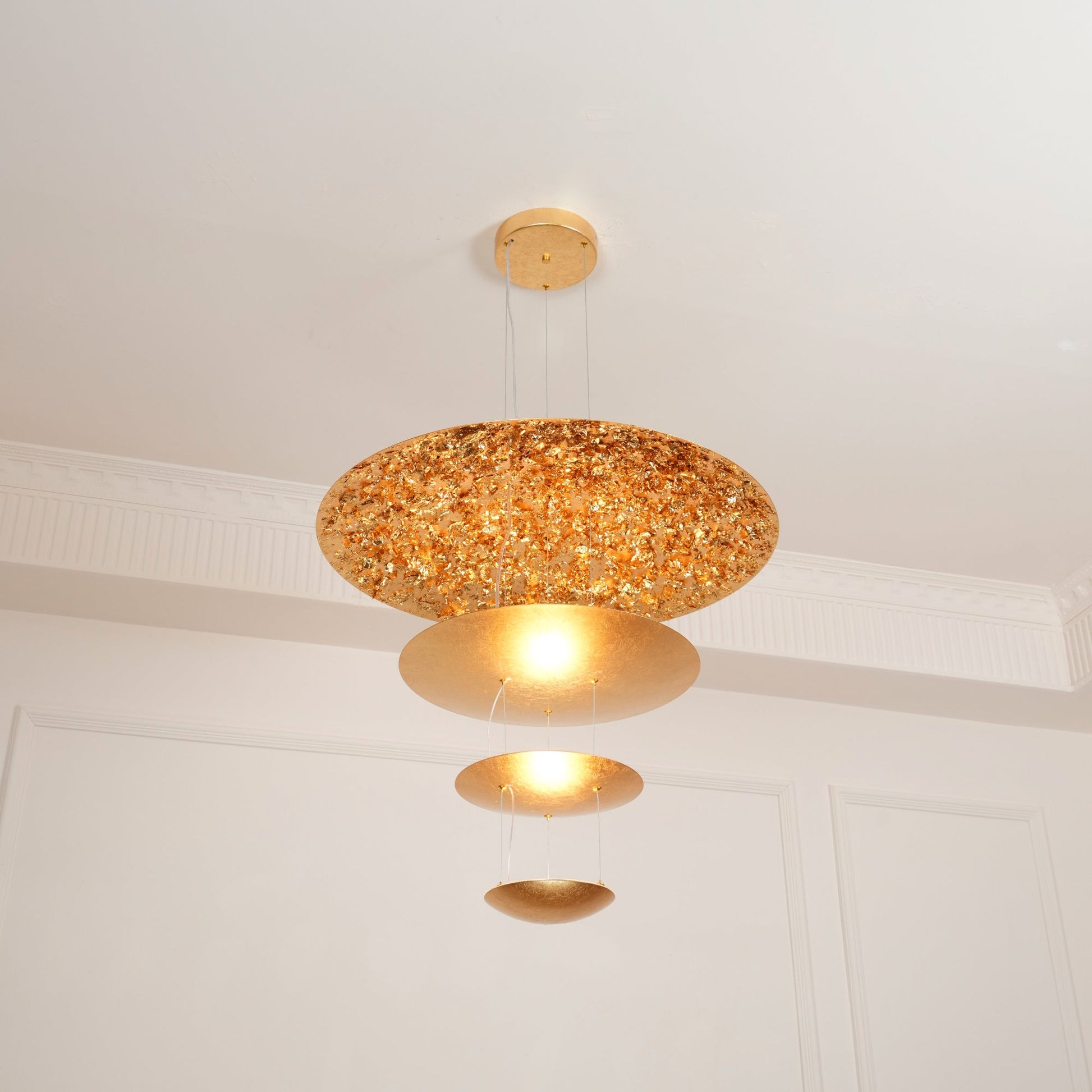 Erliris Postmodern Luxury Metal Chandelier - Lamp Copper