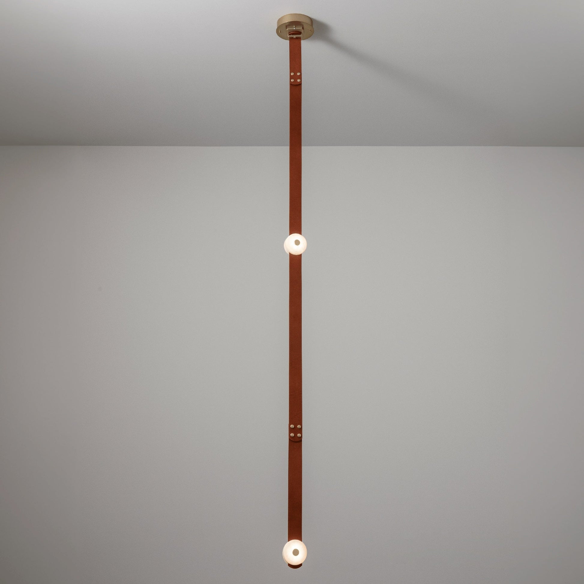 Orinos Modern Minimalist LED Alabaster Pendant Lamp - Lamp Copper