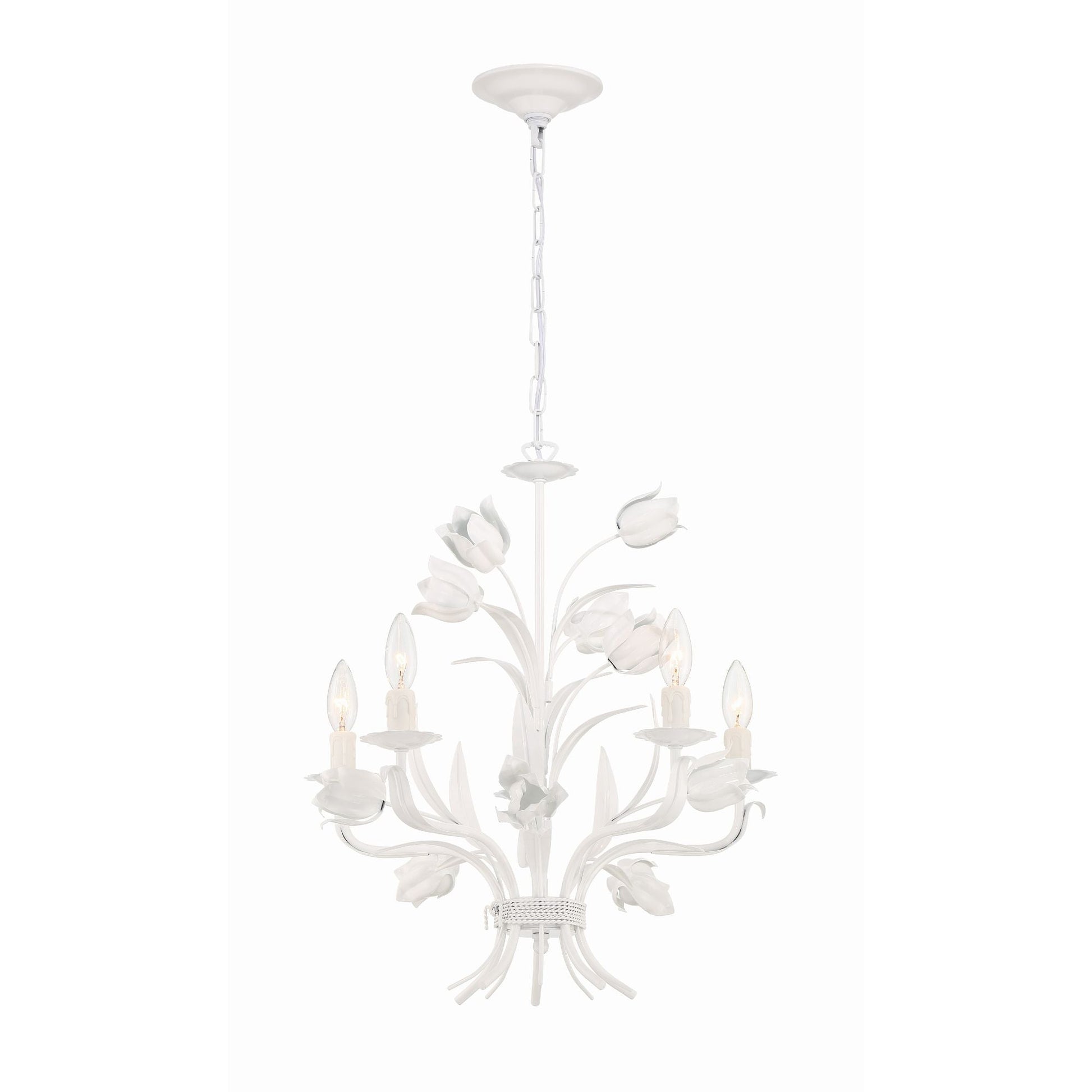 Cacaryra Classic Art Sage Rose Metal Chandelier - Lamp Copper