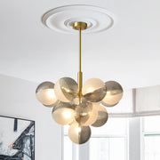 Alvunix Statement Glass Chandelier