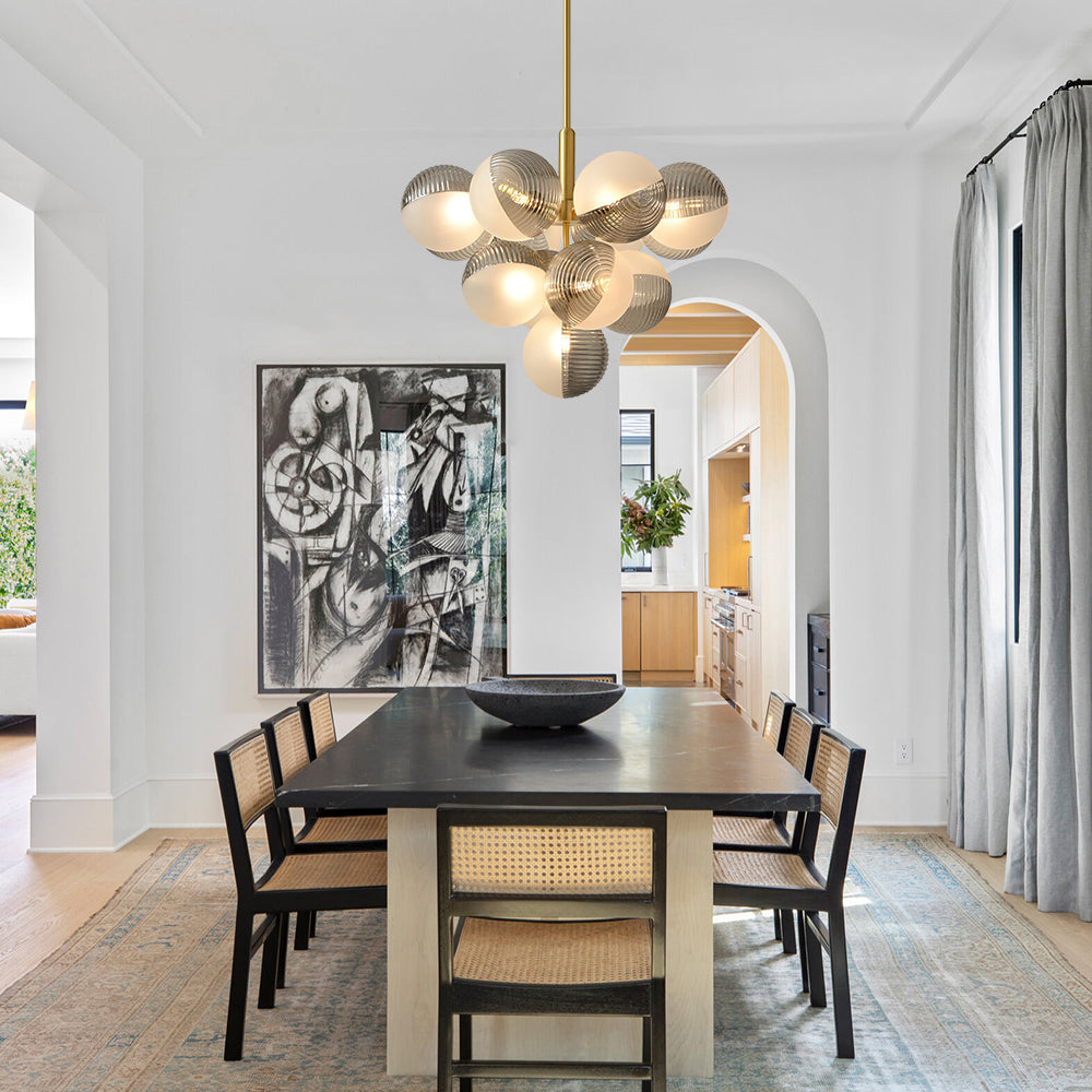 Alvunix Statement Glass Chandelier