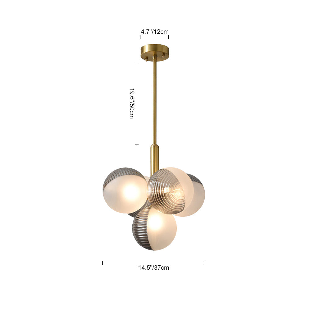 Alvunix Statement Glass Chandelier