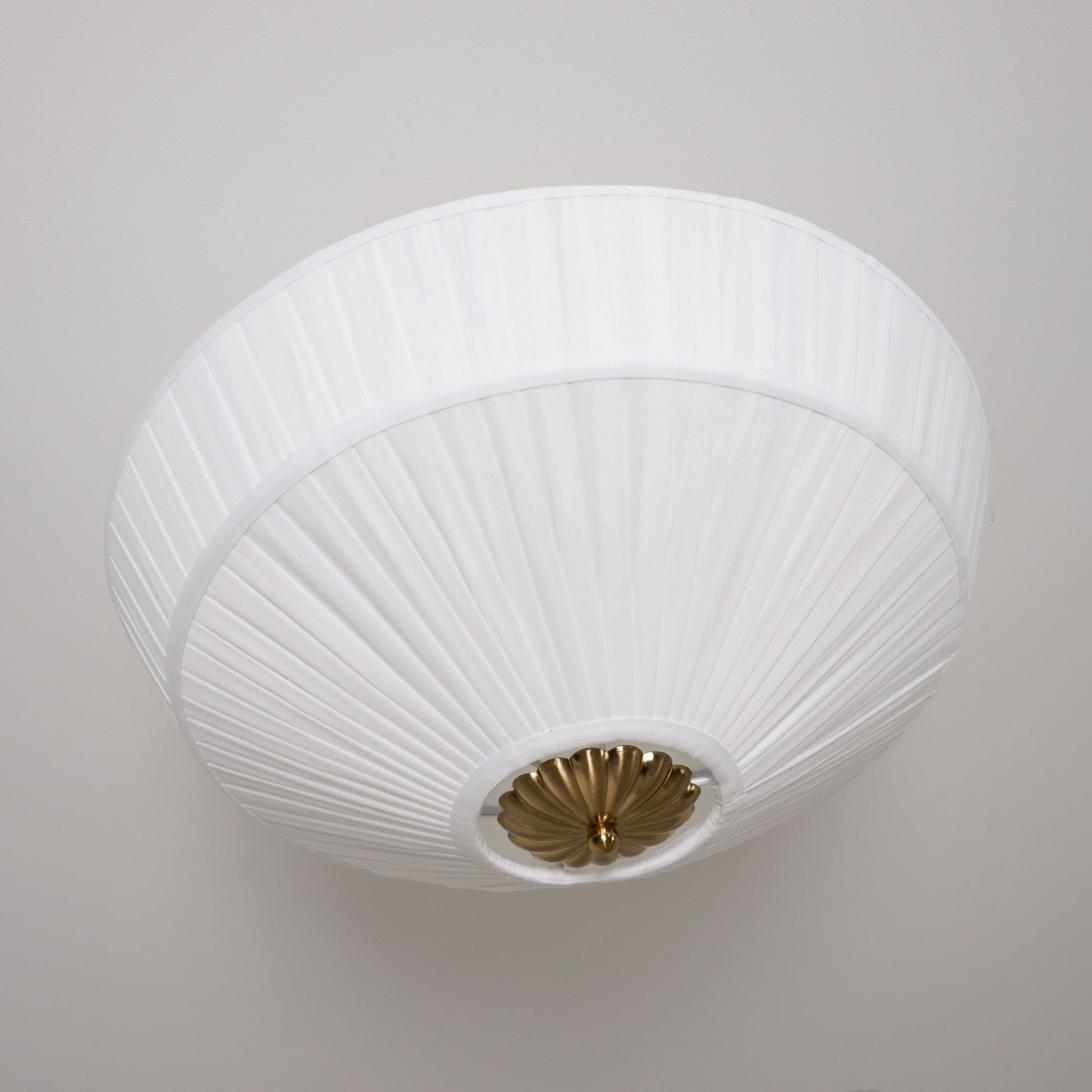 Casoreth Modern Minimalist Pleated Metal Fabric Ceiling Lamp - Lamp Copper