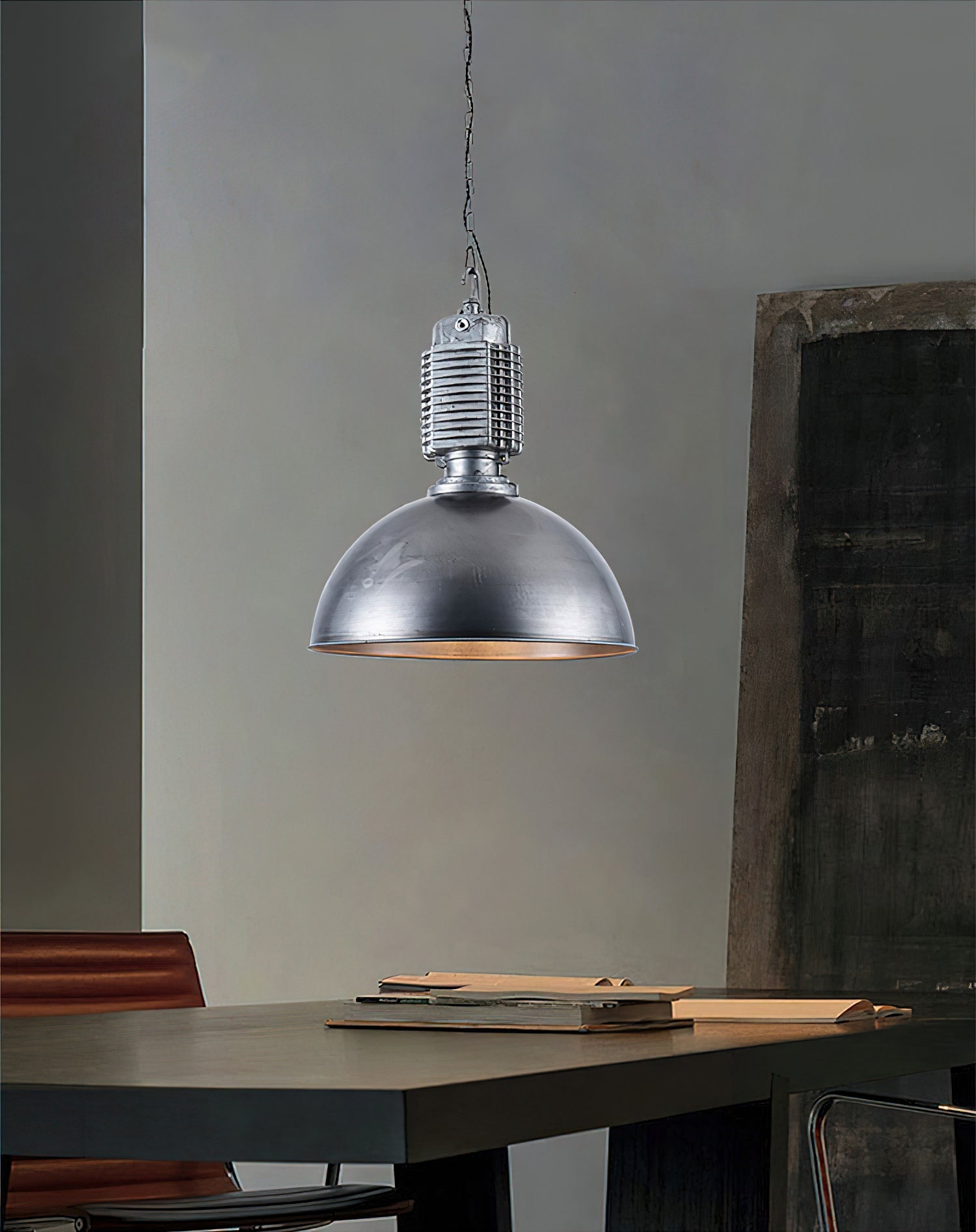 Ashaionis Vintage Industrial Metal Pendant Light - Lamp Copper
