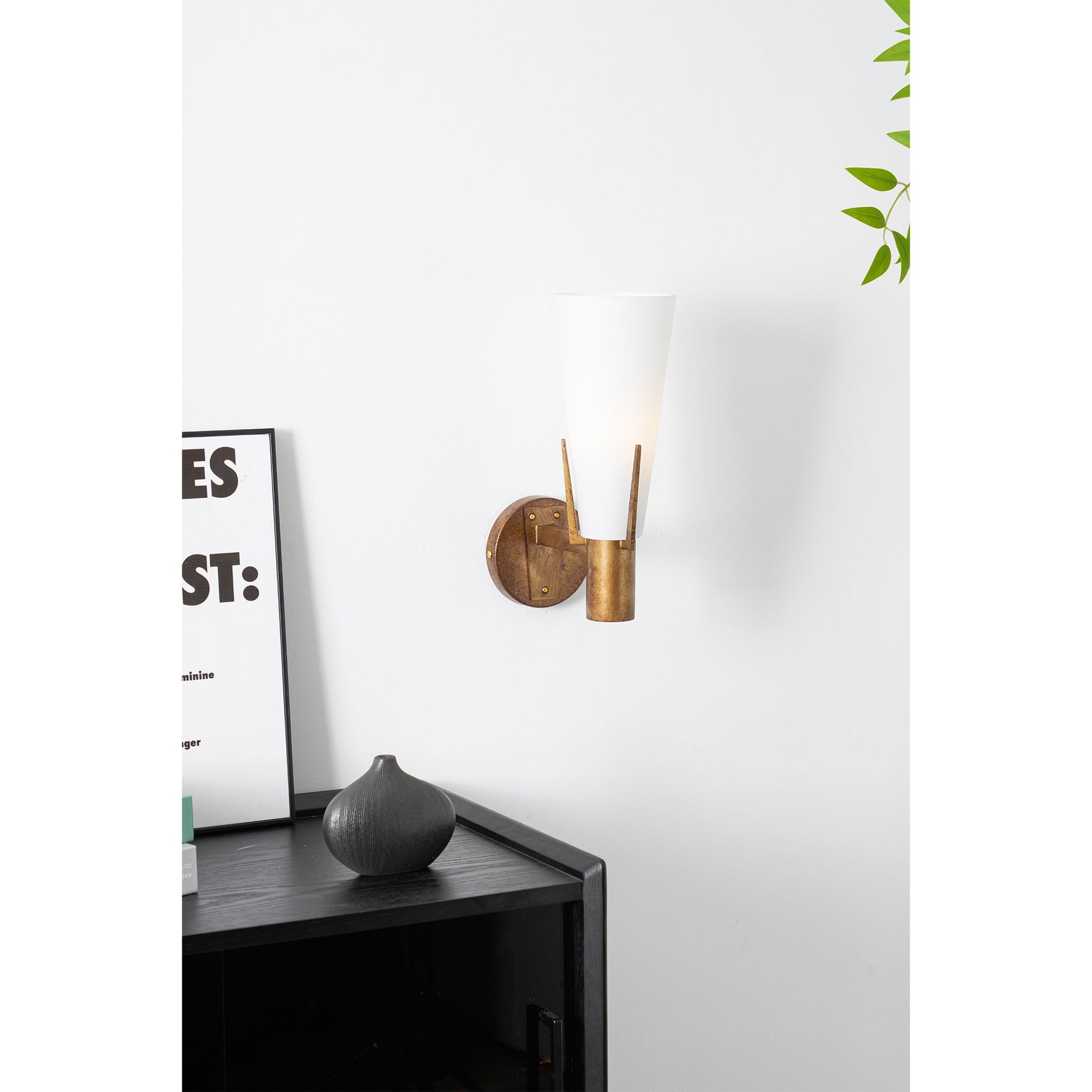 Vatalel Modern Nordic Minimalist Glass Wall Lamp - Lamp Copper