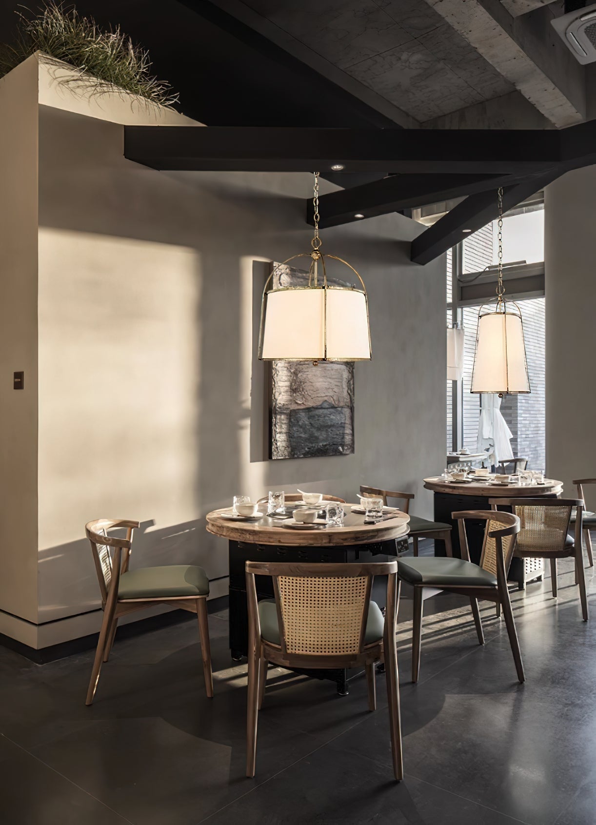 Flare Vintage Industrial Metal Fabric Pendant Lamp - Lamp Copper