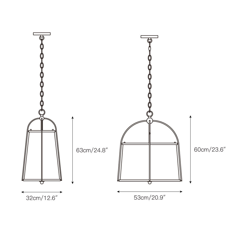 Flare Vintage Industrial Metal Fabric Pendant Lamp - Lamp Copper