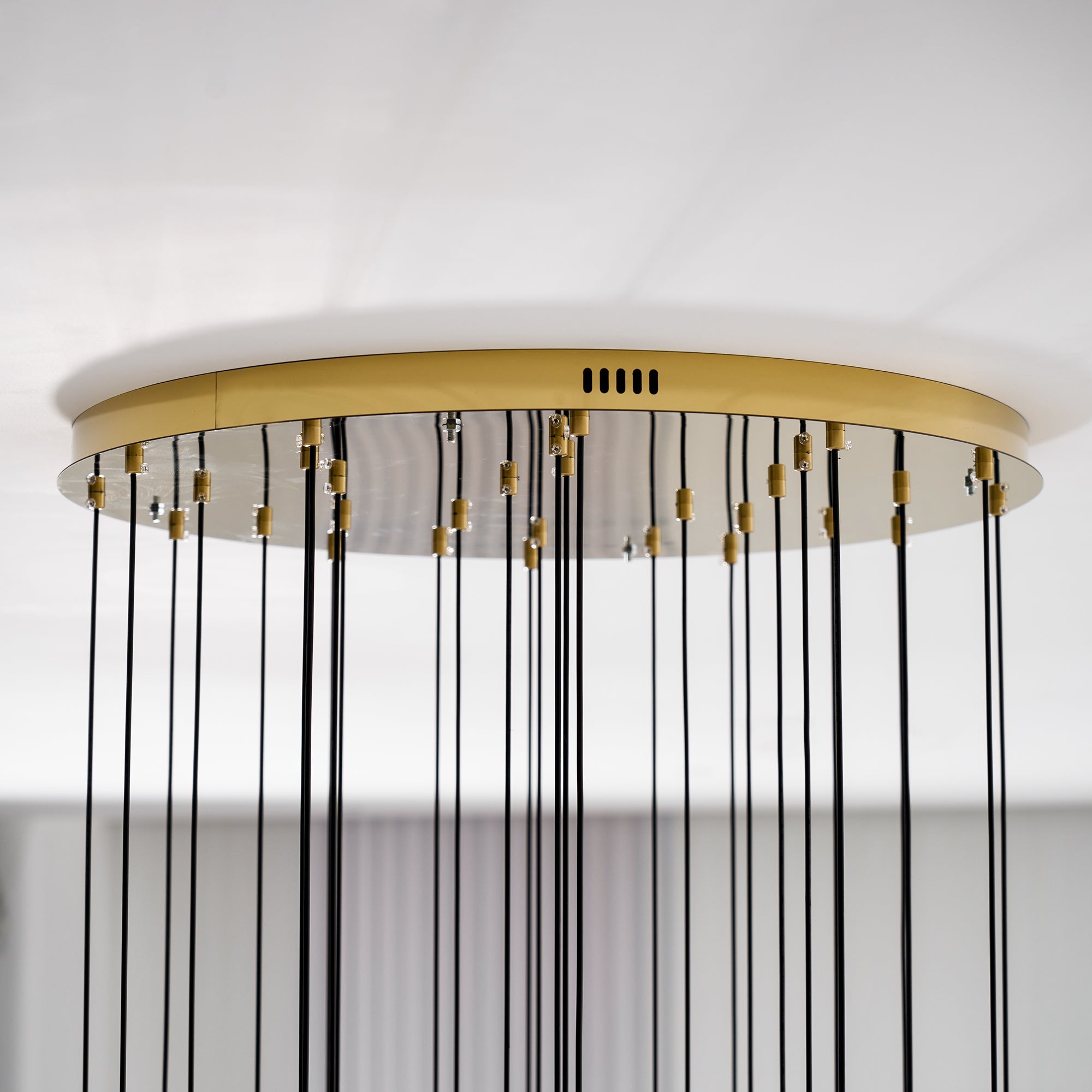 Arsorarae Modern Minimalist Cluster Alabaster Chandelier - Lamp Copper