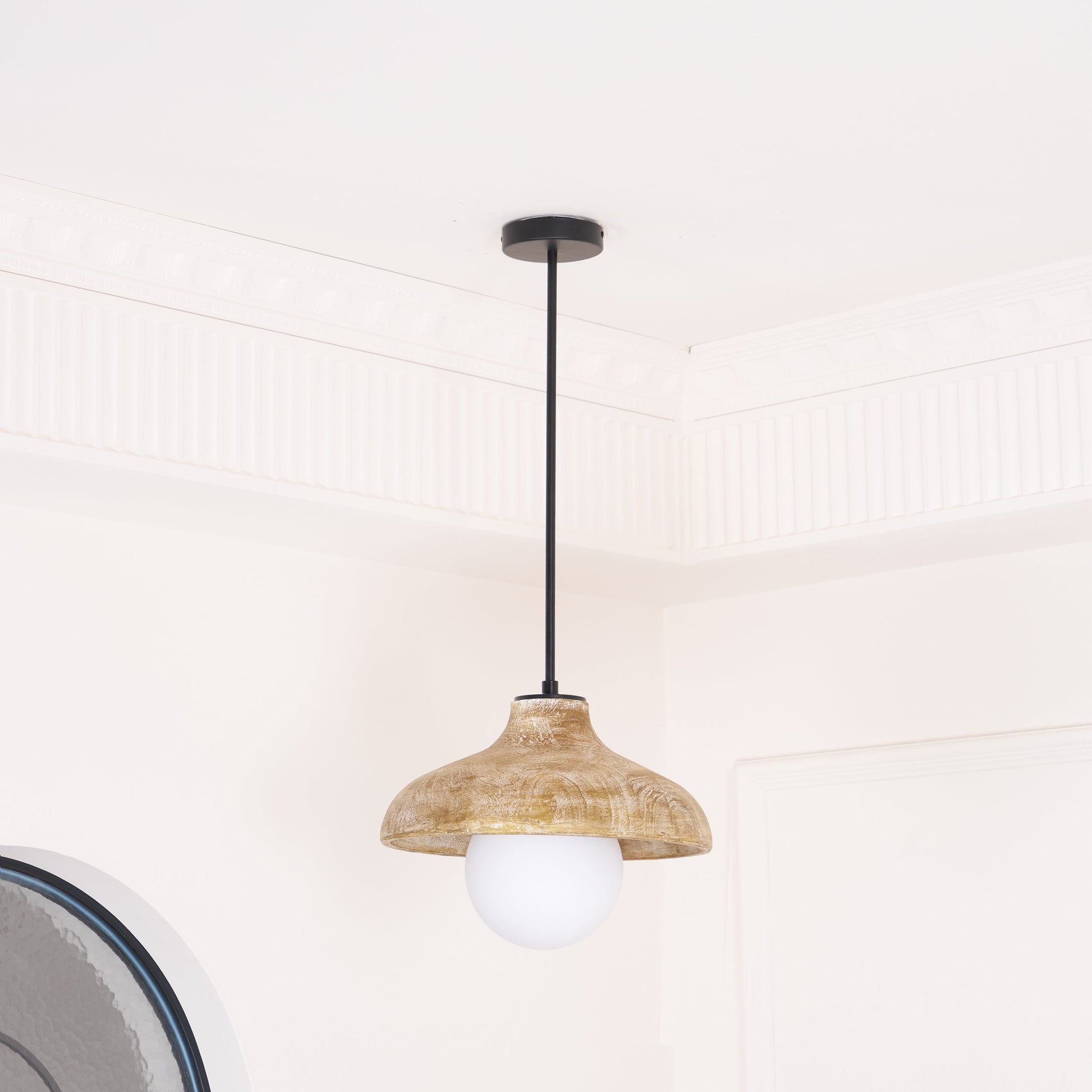 Culirir Modern Minimalist Resin Glass Pendant Lamp - Lamp Copper