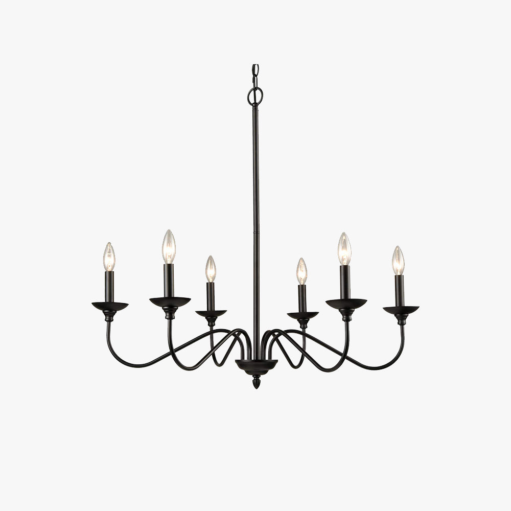 Silva Modern LED Chandelier Metal Bedroom Living Room - Letslighting
