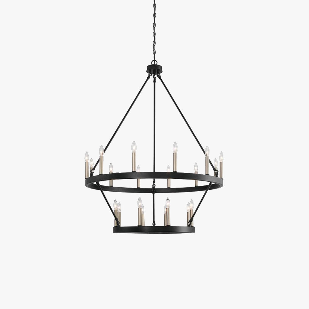 Silva Modern Industrial LED Chandelier Metal Living Room - Letslighting