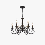 Silva Creative Retro Candle Chandelier Metal Bedroom - Letslighting