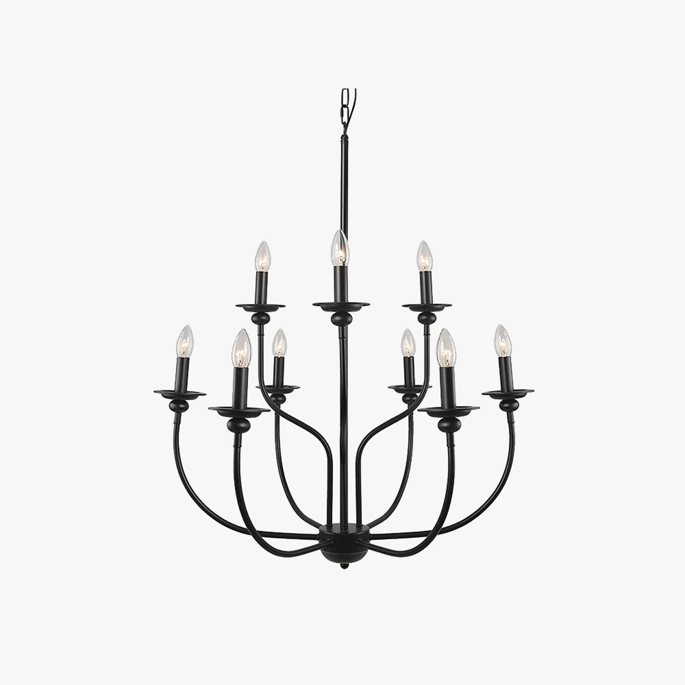 Silva Modern LED Chandelier Metal Bedroom Living Room - Letslighting
