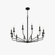 Silva Modern Industrial LED Chandelier Metal Living Room - Letslighting