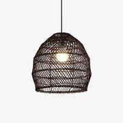 Ritta Design Retro LED Pendant Light Wood Wood Bedroom Living Room Study Room Hall - Letslighting