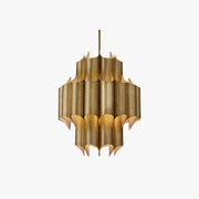 Arisha Simple Retro Creative Chandelier Brass Metal Bedroom - Letslighting