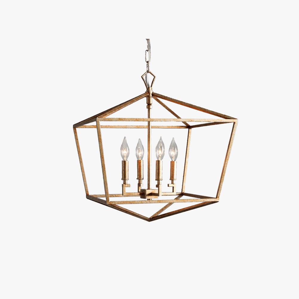 Silva Design Pendant Light Brass Metal Bedroom Living Room - Letslighting