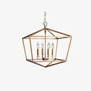 Silva Design Pendant Light Brass Metal Bedroom Living Room - Letslighting