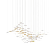 Ulphael Modern Minimalist Art Glass Chandelier - Lamp Copper