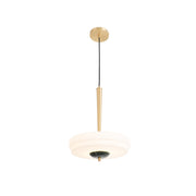 Ithaara Modern Minimalist Trave Alabaster Pendant Lamp - Lamp Copper