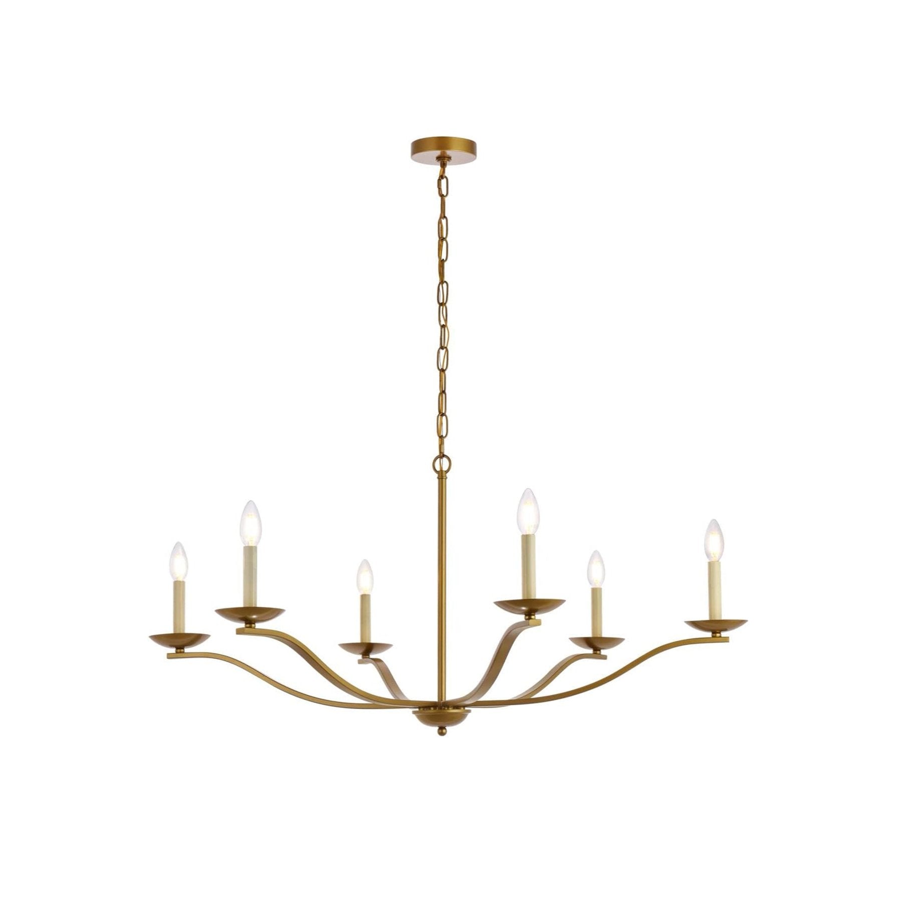 Coloreth Vintage Industrial Metal Chandelier - Lamp Copper
