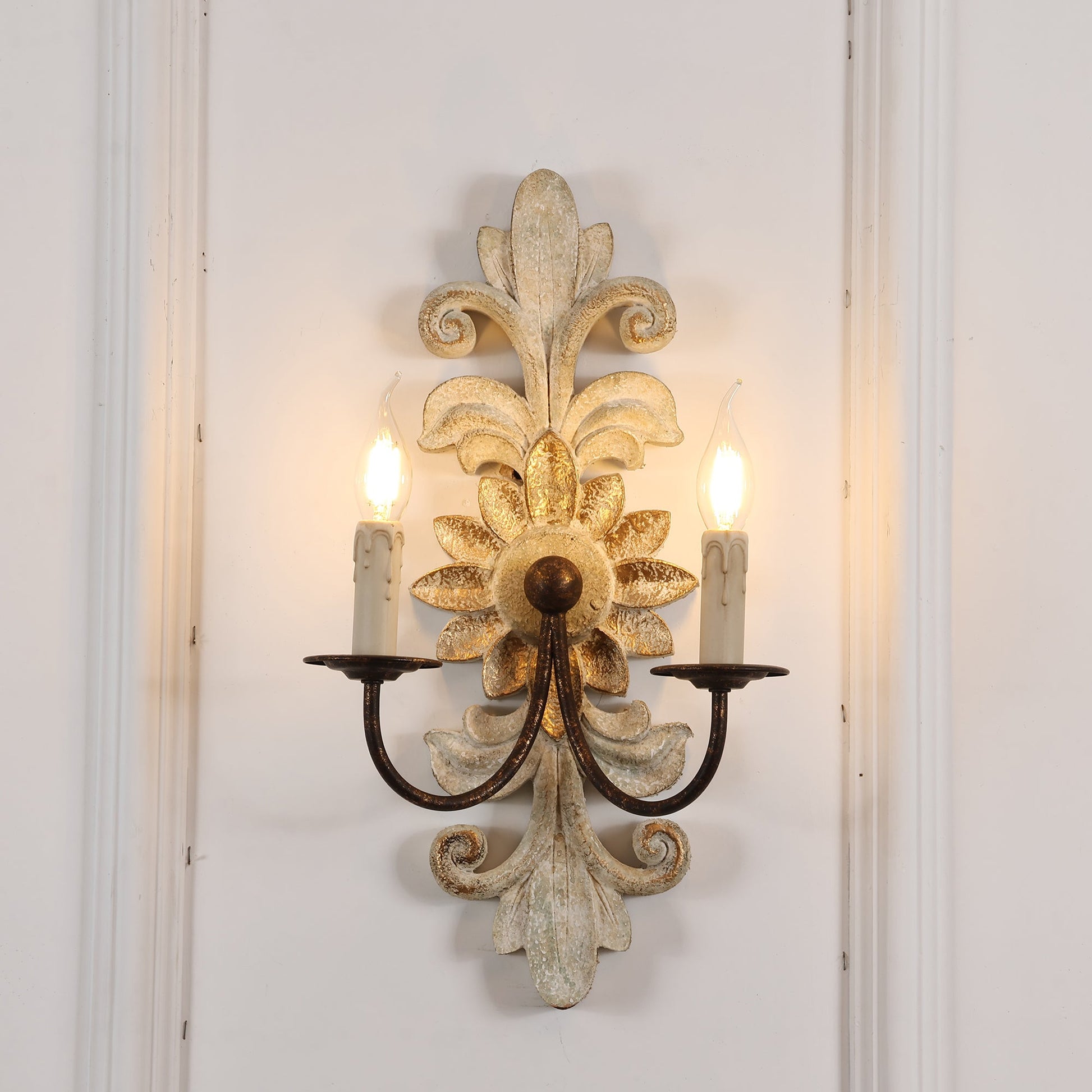 Vadora Postmodern Luxury Metal Sconce Wall Lamp - Lamp Copper