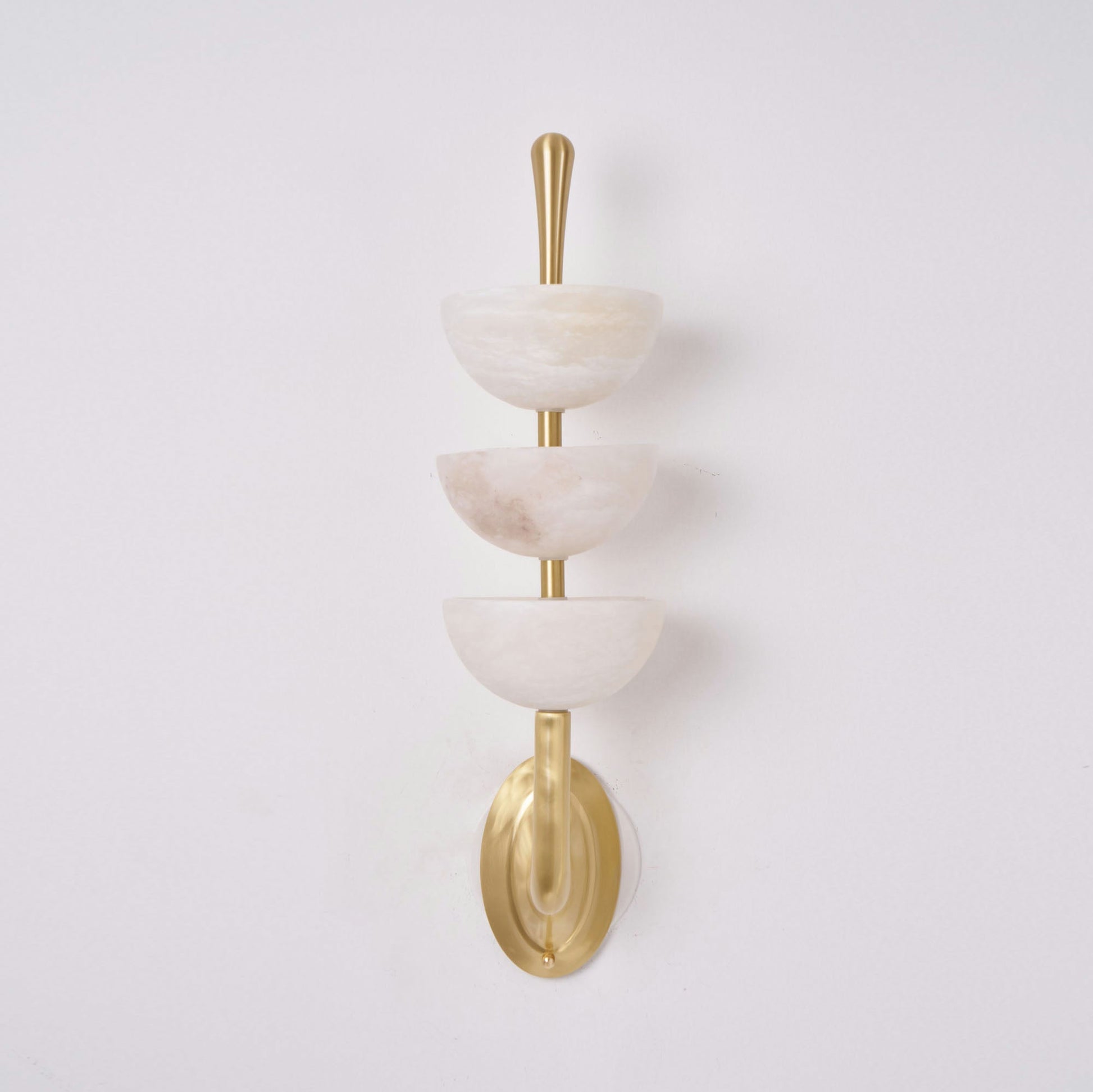 Vitheiel Modern Minimalist Art Alabaster Wall Lamp - Lamp Copper