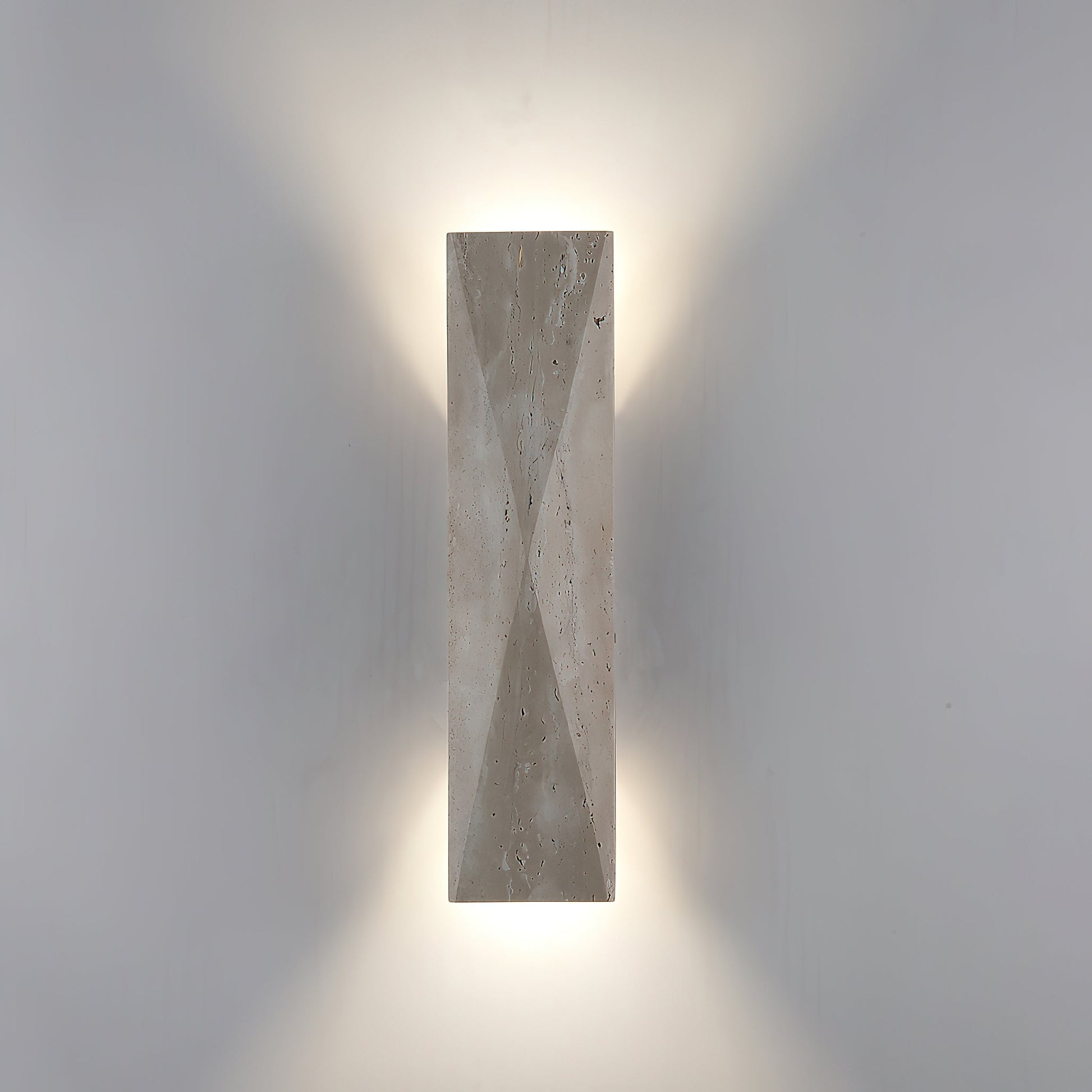 Coloria Modern Minimalist Travertine Wall Lamp - Lamp Copper