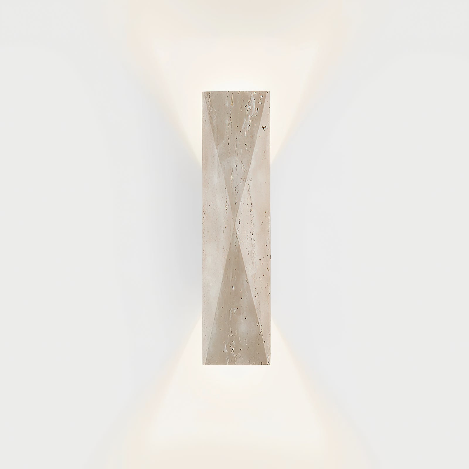 Coloria Modern Minimalist Travertine Wall Lamp - Lamp Copper