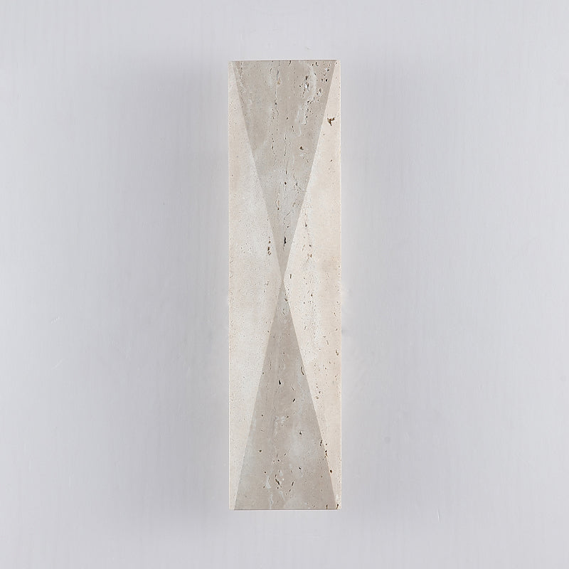 Coloria Modern Minimalist Travertine Wall Lamp - Lamp Copper