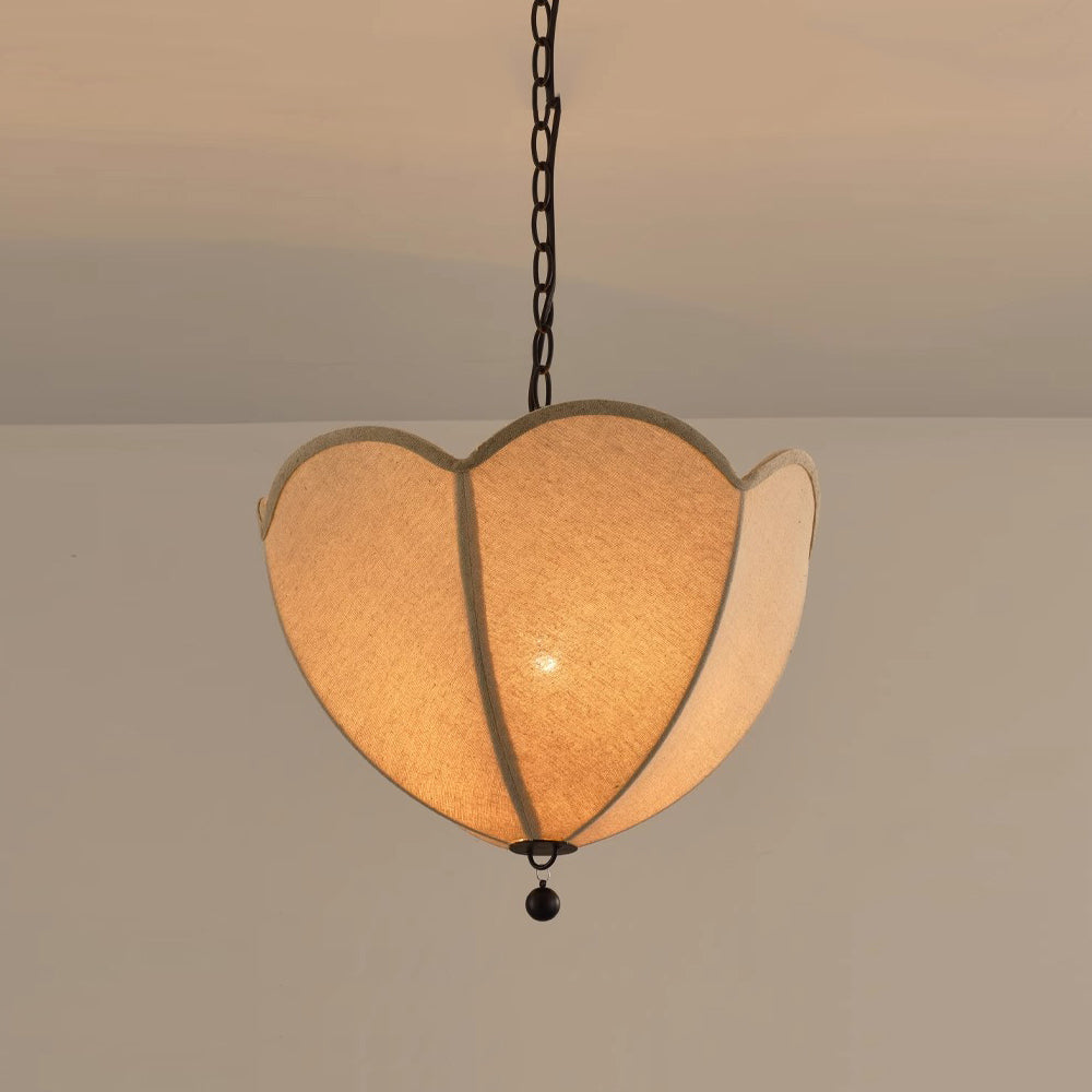 Cimararae Vintage Scoop Metal Fabric Pendant Lamp - Lamp Copper